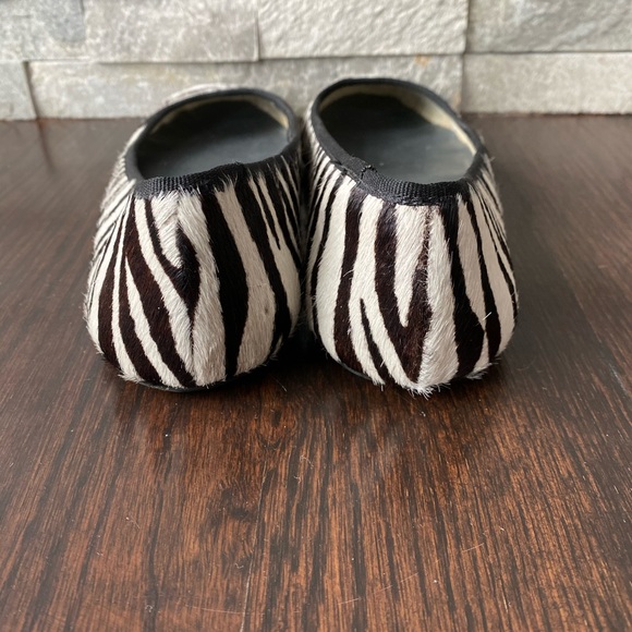 GAP Black White Zebra Animal Print Flats - Picture 8 of 10